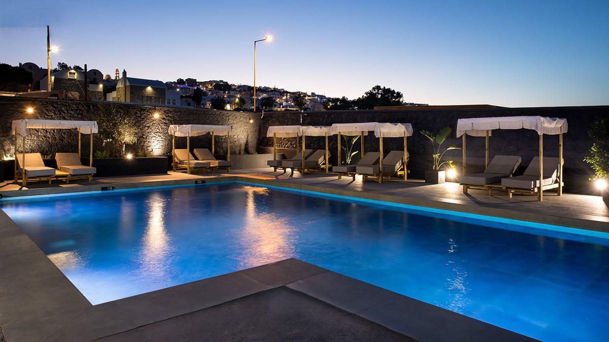 The Noverian Bios Santorini Boutique Hotel Fíra Kültér fotó