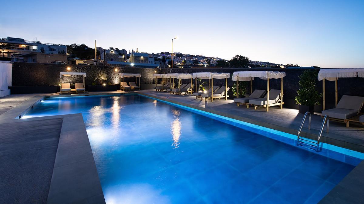 The Noverian Bios Santorini Boutique Hotel Fíra Kültér fotó